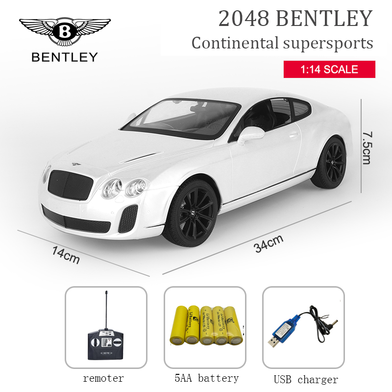 1:14 scale Remote Control Licensed Car Bentley Continental supersports 2048 - License Car - 6
