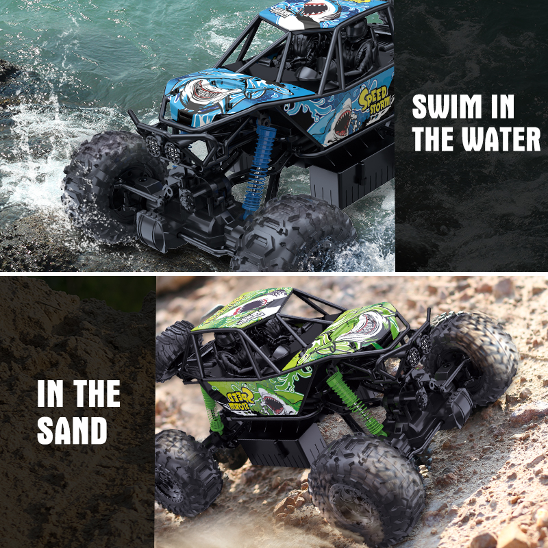 2.4G Big Size Amphibious RC Car Remote Control Climbing Truck YY2039 - Climbing Truck - 7