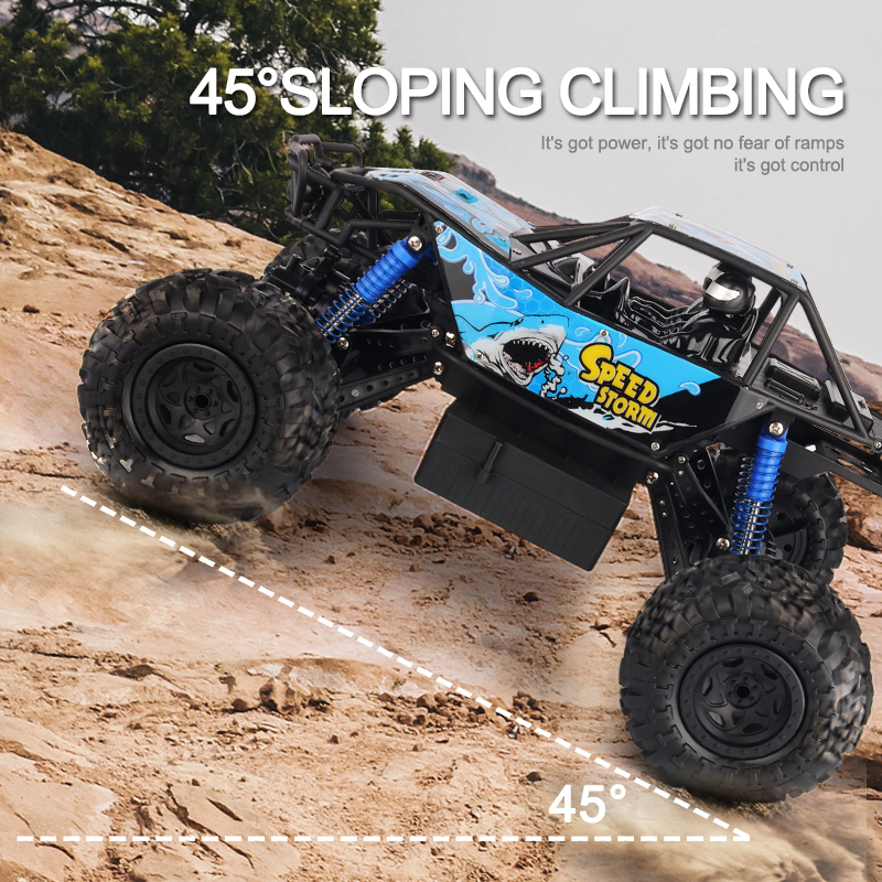 2.4G Big Size Amphibious RC Car Remote Control Climbing Truck YY2039 - Climbing Truck - 3