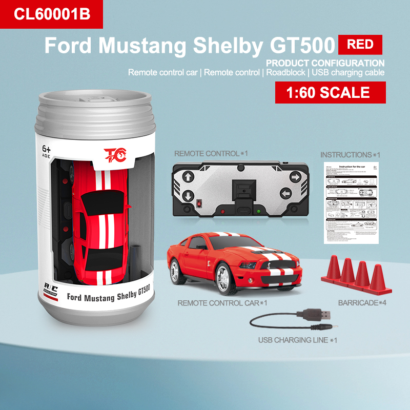 1:60 scale RC Licensed Car Ford Mustang Shelby GT500 CL60001B - License Car - 2